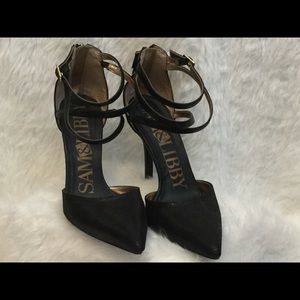 Sam&Libby black strappy heels